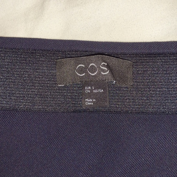 COS navy long skirt - Picture 2 of 2